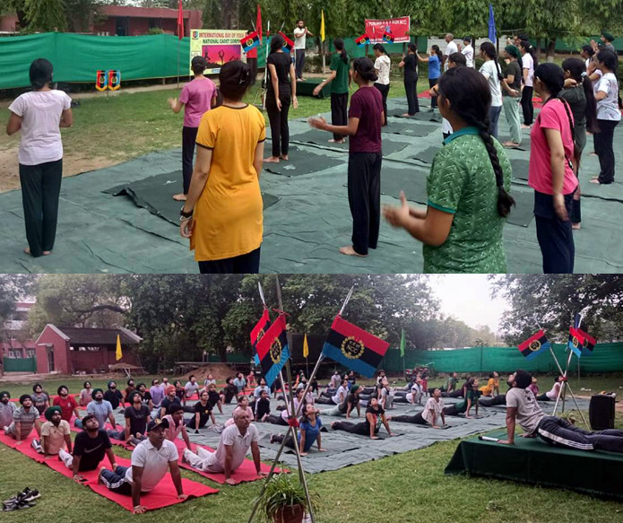 Vet Varsity celebrates International Yoga Day